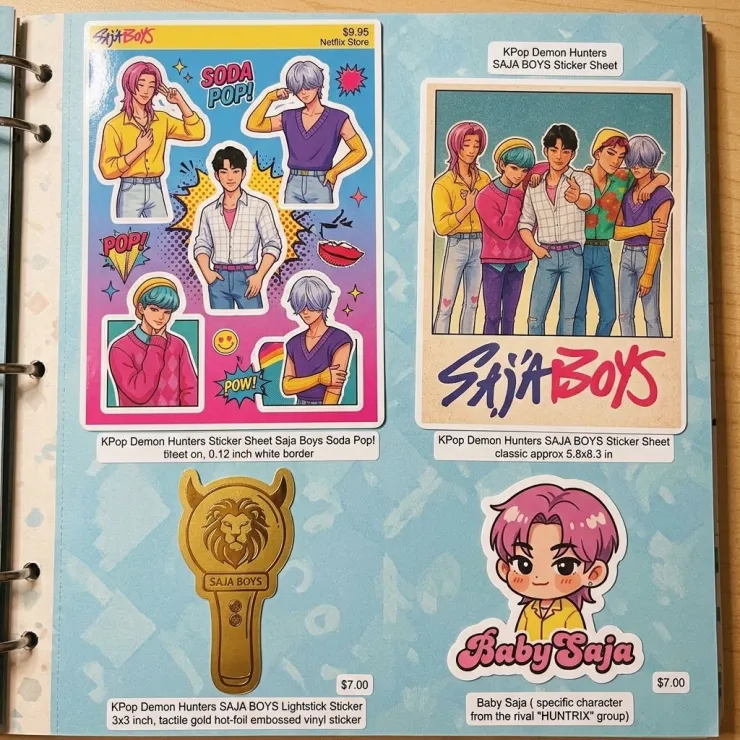 Stickers Baby Saja Boys
