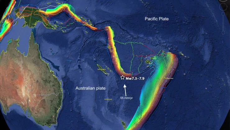 Se registra un tsunami en el Pacífico Sur después de un sismo magnitud 7.7