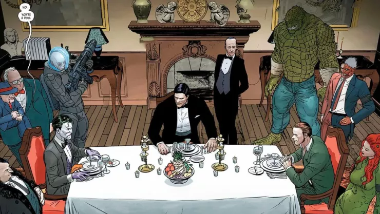 Cena de Batman temática