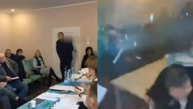 Diputado detona granadas