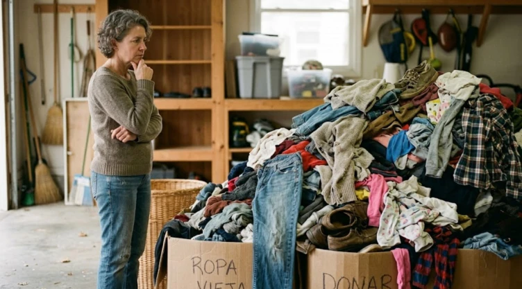 4 ideas para reciclar ropa vieja que ya no uses y transformarla en organizadores colgantes para el baño
