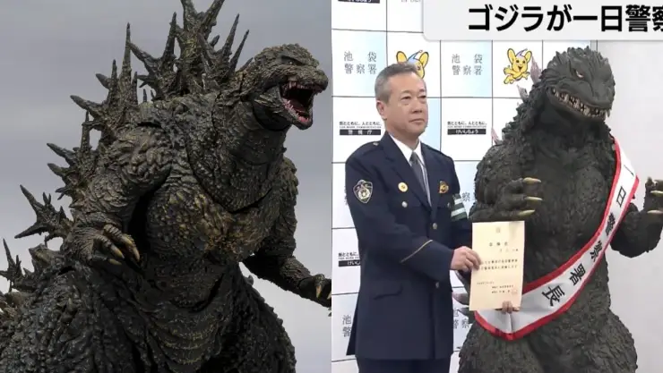 Por esta RAZÓN nombran a Godzilla como “policía por un día”; festejaron en su honor