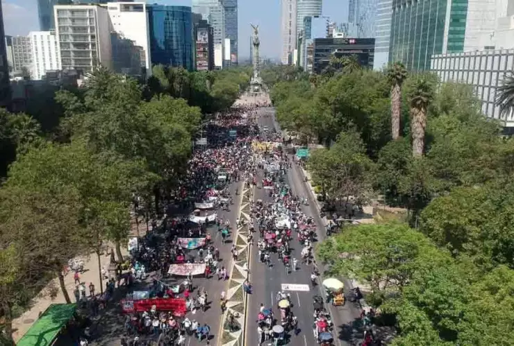 Al menos 17 manifestaciones en CDMX afectarán la vialidad este 7 de mayo