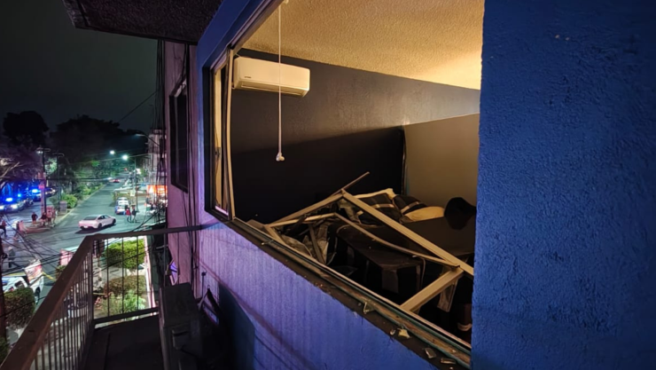 Explosión en departamento en Narvarte