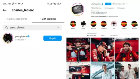 charles Lclarec, piloto de la Formula 1, fan de peso pluma