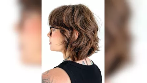 Pamela Anderson corte de pelo shaggy bob mujeres de 50