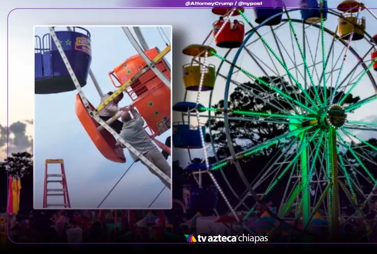 Niñas juego mecánico