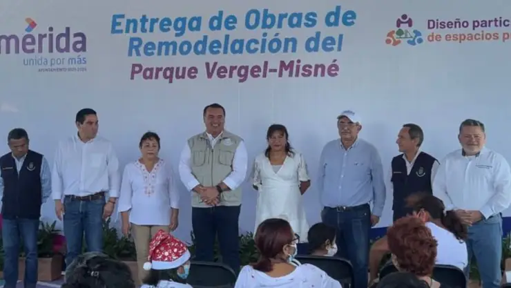 Inauguran trabajos de remodelación del Parque Vergel-Misné