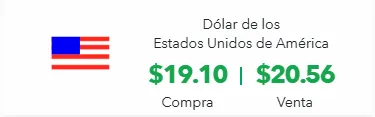 Cuál es el precio del dólar hoy