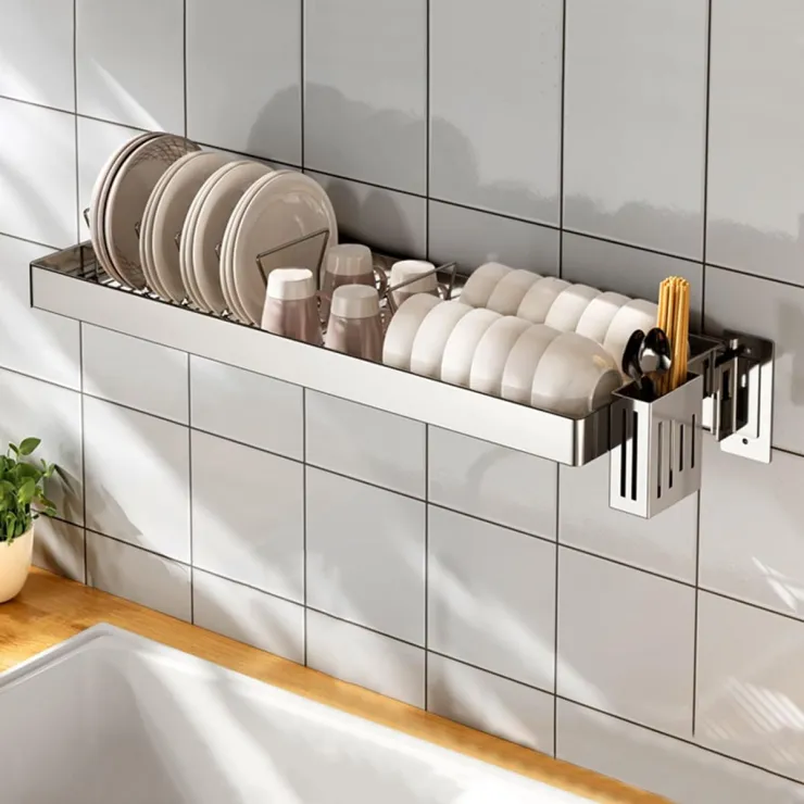Escurridor de platos de aluminio