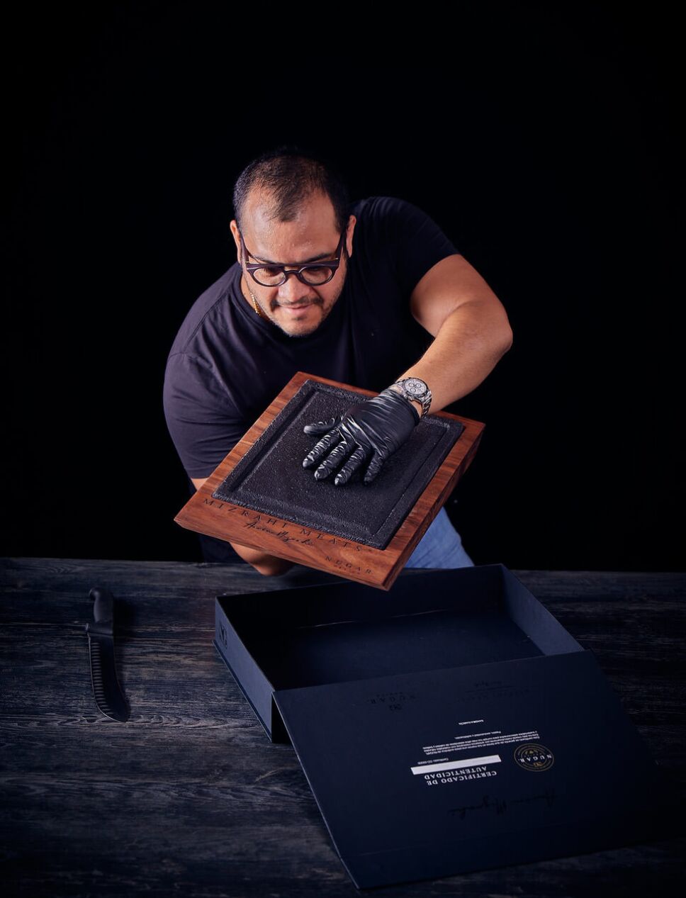 aaron mizrahi plancha de piedra volcanica regalo para papa