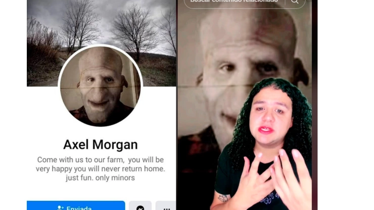 Alex Morga, pefil de Facebook