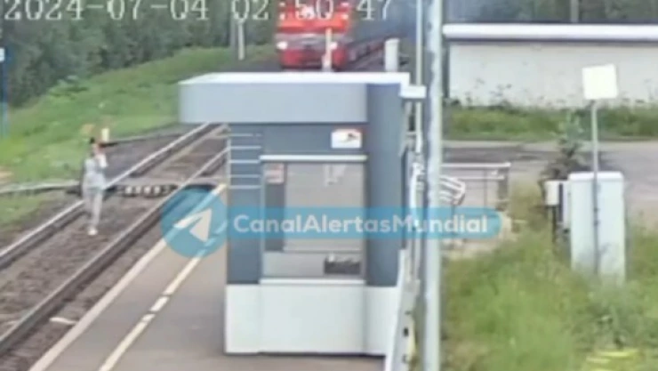 Mujer arrollada tren