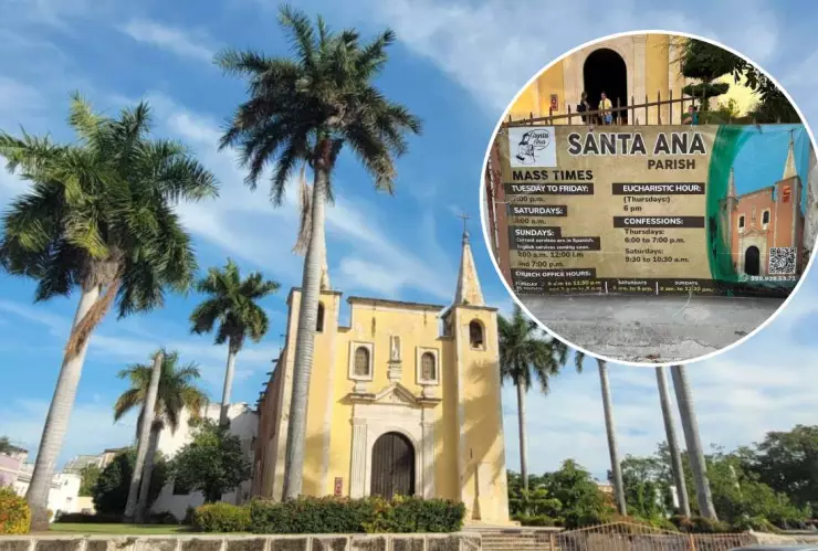 Gentrificación en Yucatán_ Qué es y cómo una foto de un anuncio en inglés de la iglesia del barrio de Santa Ana causó indignación en Facebook