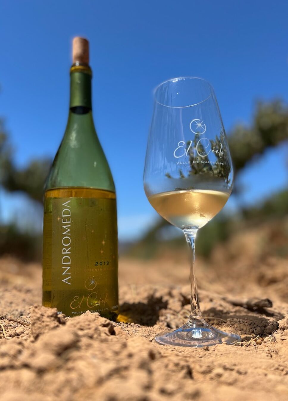 botella de vino de El cielo