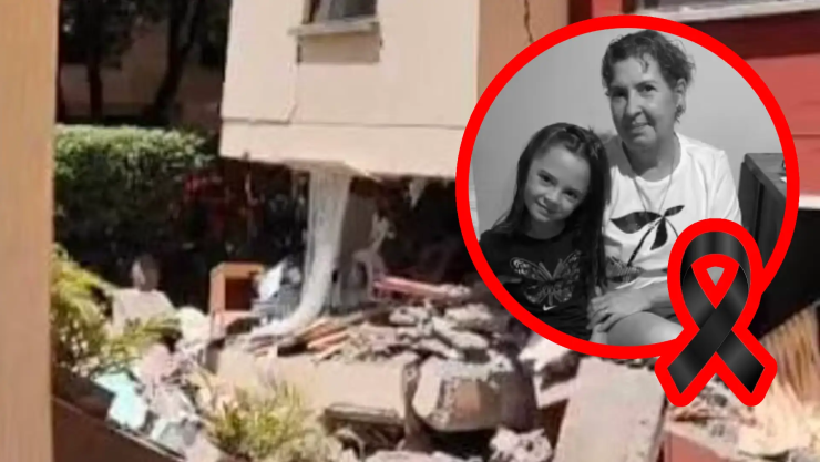 El cuerpo de Violeta fue encontrado sin vida entre los brazos de su abuela: Murieron atrapadas en los escombros de un edificio