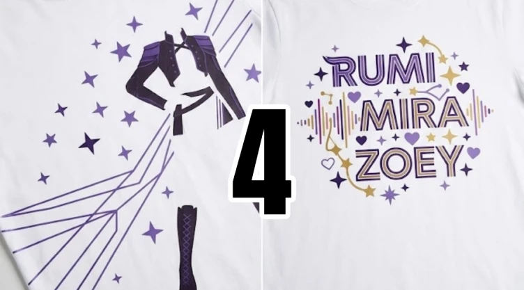 4 ideas para transformar una camiseta básica con diseños de KPop Demon Hunters