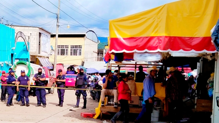 Incendio mercado Ocosingo