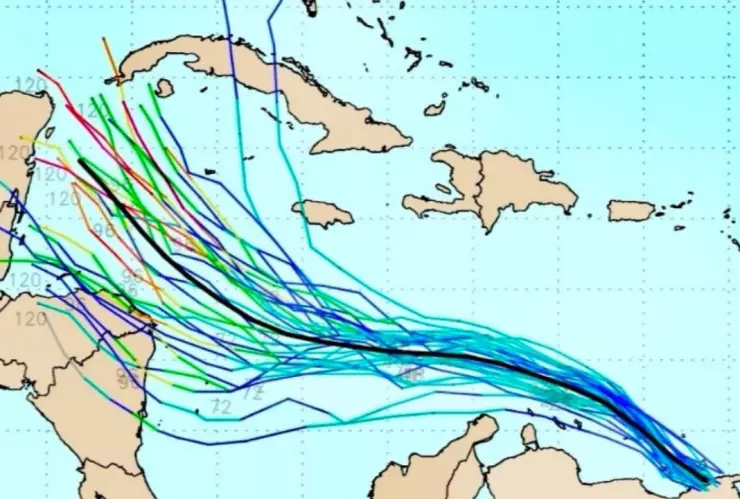 Aumenta probabilidad de desarrollo zona de baja presión en el Caribe