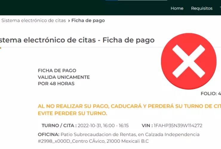 El SAT alerta sobre página falsa de regularización de autos chocolate
