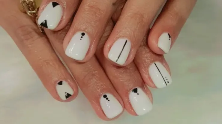 uñas cortas para amas de casa 50 años