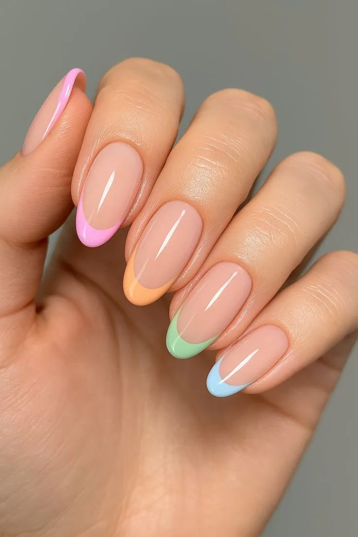 9 diseños de uñas de colores pastel que amarás para usar en la primavera 2026
