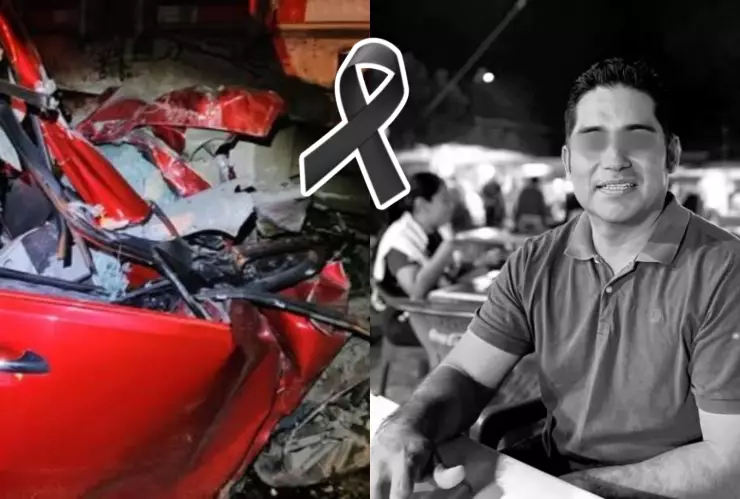 Así despiden al maestro que MURIÓ TRÁGICAMENTE en fuerte accidente de la Campeche-Mérida