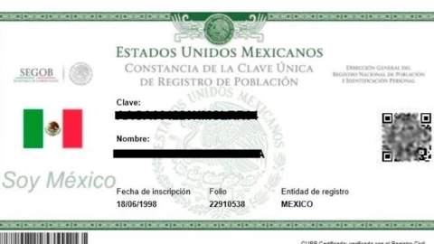 curp certificada que es