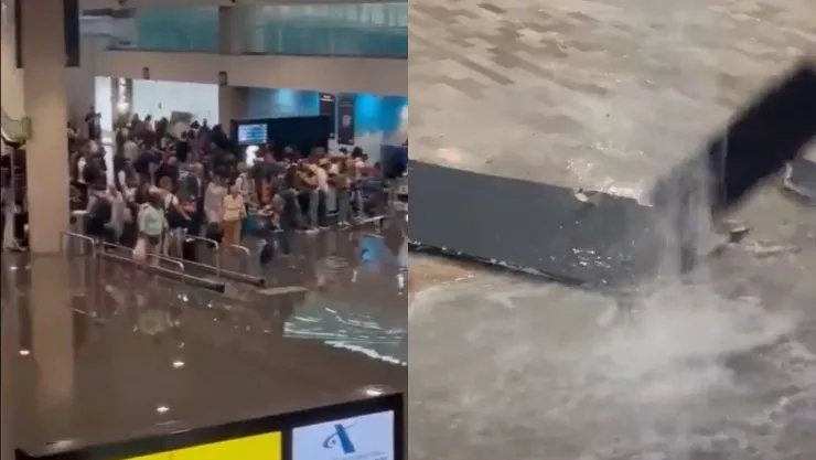 AICM inundado: Así quedó el Aeropuerto de la CDMX tras las torrenciales lluvias