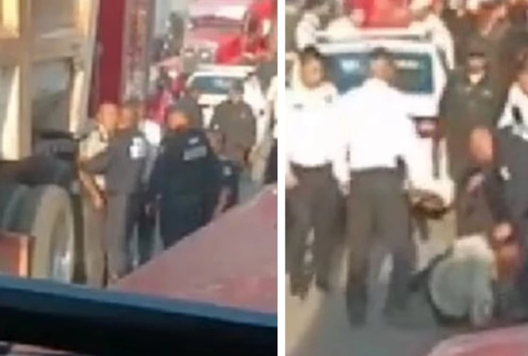 Ixtapaluca Policias guardia nacional golpiza