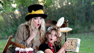 Conejo blanco me alcanzó