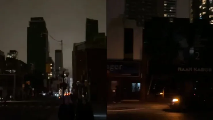 Toronto sin luz