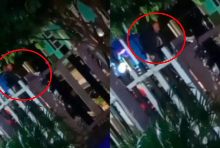 VIDEO BRUTAL | Momento en que hombre le quita a la cabeza a su amigo tras una intensa riña; vecinos captaron el momento