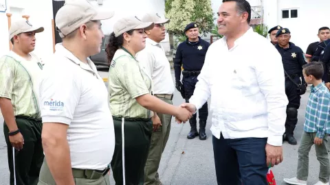 Reconocen a la Policía Municipal y Guardaparques de Mérida