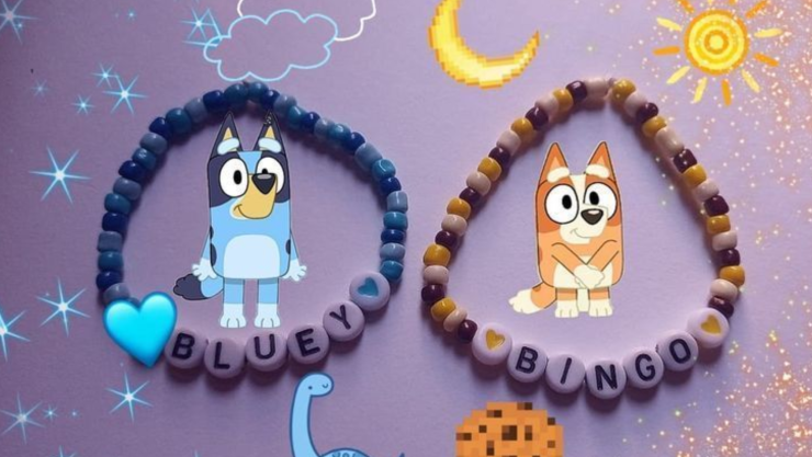 5 ideas de collares para fans de Bluey