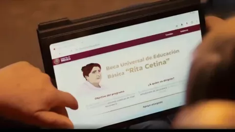 El portal para solicitar la tarjeta de la Beca Rita Cetina