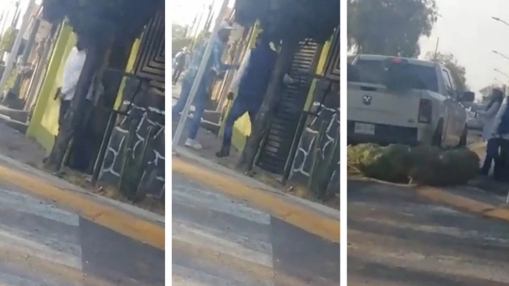 naucalpan camioneta arbolitos navidad