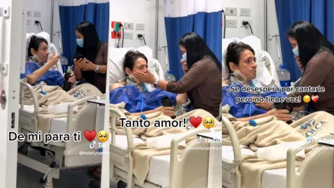 VIDEO Hombre dedica canción a su esposa antes de morir
