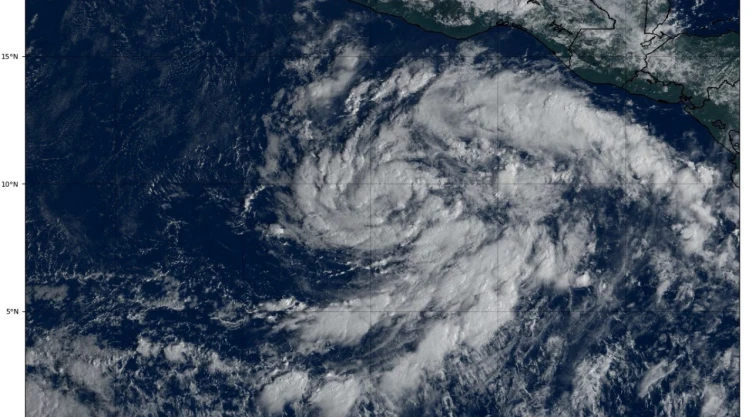 Tormenta tropical Vance pronóstico día por día
