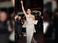 Irma Miranda, Miss Universo México 2022 asiste a la recepción de bienvenida.