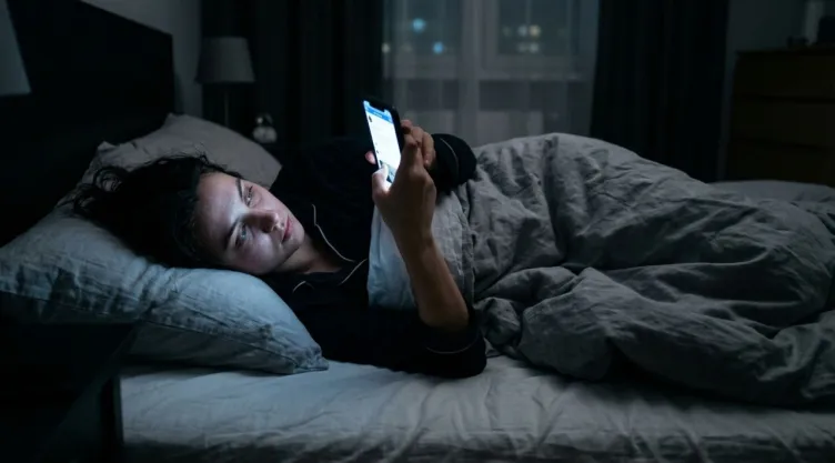 Uso del celular antes de dormir: Cómo la luz afecta tu reloj biológico y el descanso