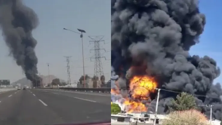 San Pedro Xalostoc Ecatepec incendio fábrica de plásticos
