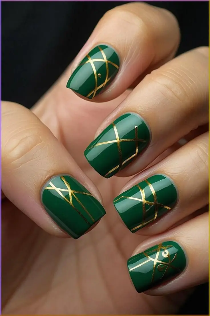11 diseños de uñas verdes sencillas, pero elegantes; poco elaboradas y hermosas