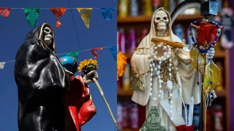 La Santa Muerte también es conocida como Santísima Muerte o “Niña Blanca”