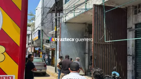 Incendio en una vivienda ubicada en la av. Cuauhtémoc de Acapulco