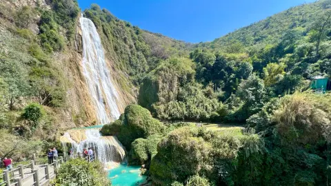 Cascada Velo de Novia - El Chiflón