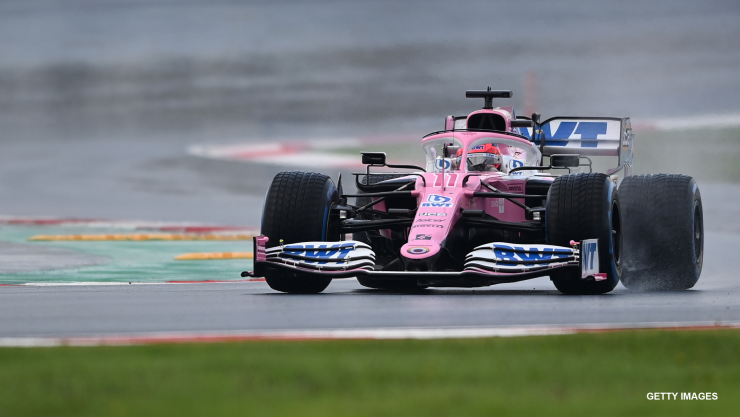 Sergio Pérez en el GP de Turquía