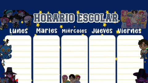 Horarios escolares de los Saja Boys