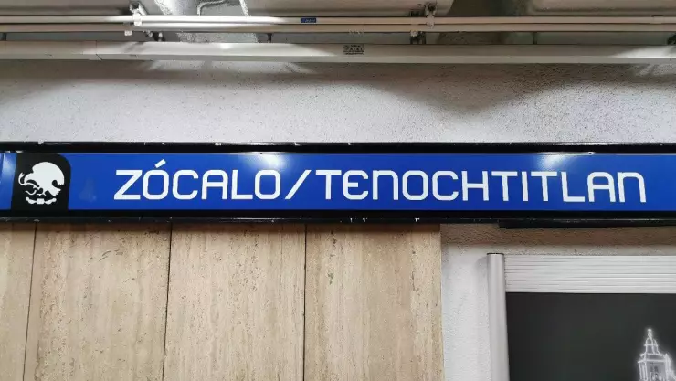 Metro CDMX estación Zócalo-Tenochtitlán
