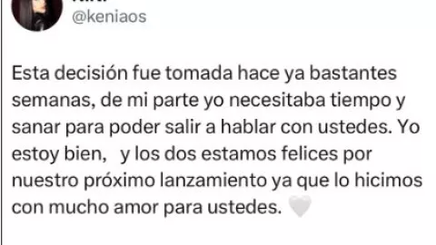 Kenia Os desmiente infidelidad de Gera MX
